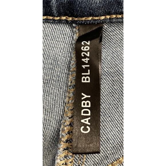 Buffalo David Bitton Cadby High Rise Denim Skirt Size 29 Light Wash Zipper Front - Picture 6 of 6